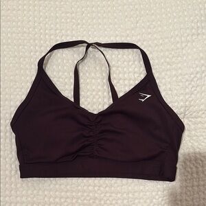 Ruched sports bra